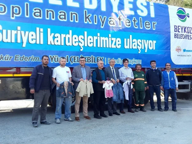 Beykoz’dan Suriye’ye 3 tır yardım 1