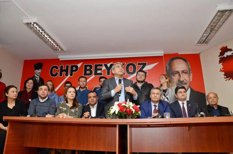 Beykoz'da İl Başkanından saldırı açıklaması 1 chp aciklama bey