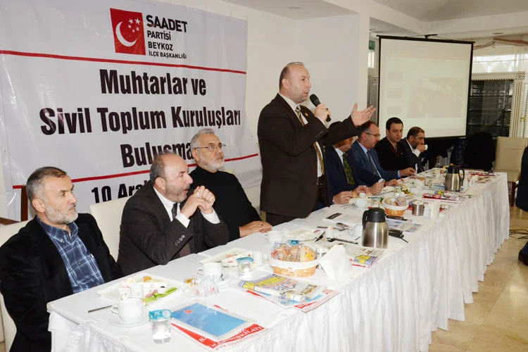 SP Muhtarları topladı... Beykoz’da dert diz boyu 2 dbk 9974 g V Y17 gd