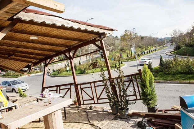 Beykoz Elmalı Kavşağı'nda kamyon nöbeti 2 elmali kavsak beykoz 2 elrfMGfiv2