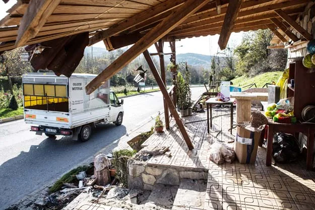 Beykoz Elmalı Kavşağı'nda kamyon nöbeti 1 elmali kavsak beykoz 3 So5ChFaYUa