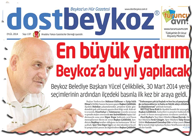 2014'te de gündemi DOST BEYKOZ belirledi! 2 eylul 2014 k nXMXWBY1P1