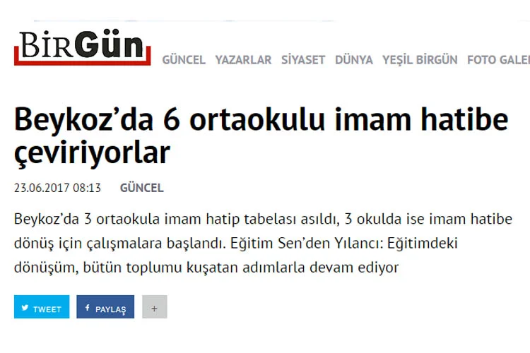 İşte Beykoz'da imam hatip gerçeği 1 gercek imamhatip