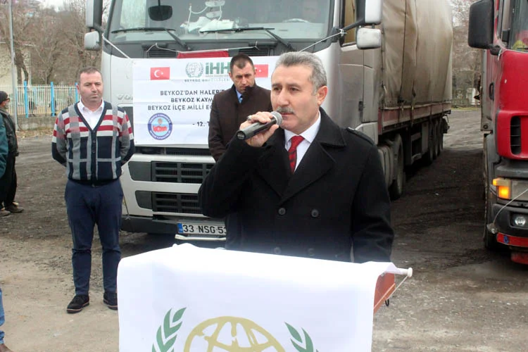 Beykoz'dan Halep'e 12. tır dualarla yola çıktı 2 halepe 12 dua 3 XEg