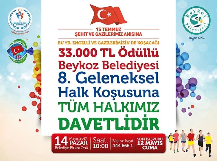 Beykoz'da Halk Koşusu 14 Mayıs’ta yapılacak 2 halk kosusu l1MPkIrtGE