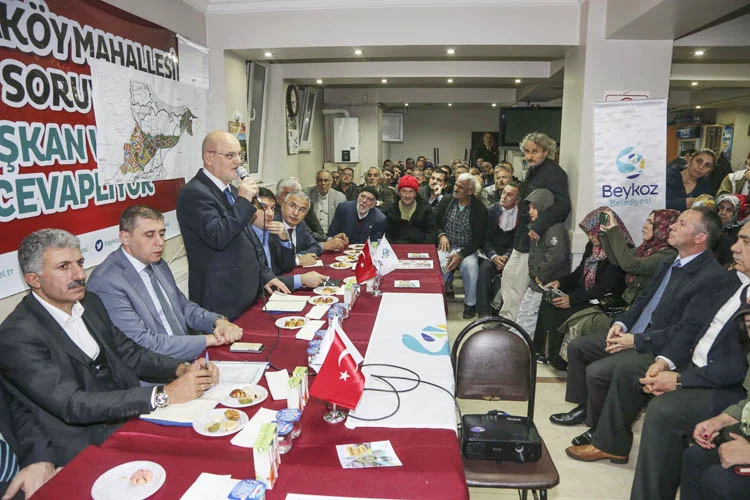 Başkan, halk meclisinde yine Beykoz'un karşısında 1