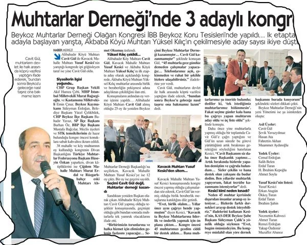 is 0 muhtarlar kongre S e 1hNs3e