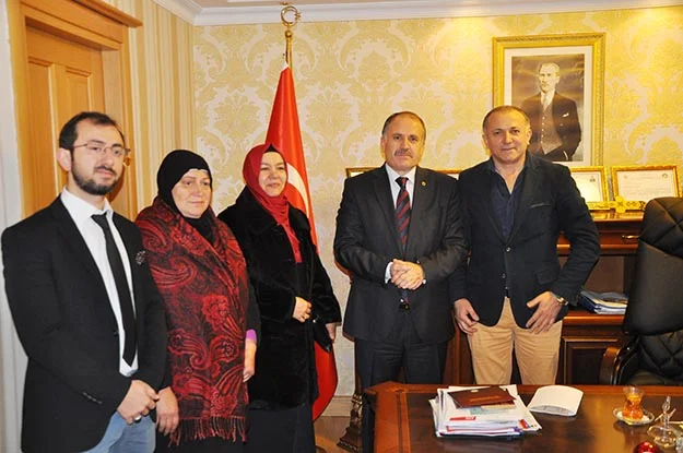 Kaymakam Katırcı'nın kabulünde Cuma bereketi 4