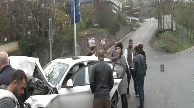 Beykoz Elmalı Kavşağı’nda kaza... 3 yaralı 1 kaza el Ox yoM26fB