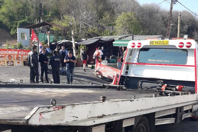 Beykoz Elmalı da ucuz atlatılan kaza 1 kaza elmali 2 P sjJszyzg