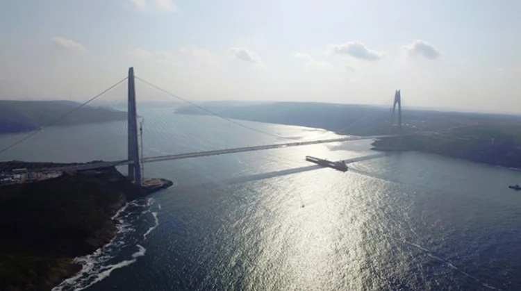 Muhteşem manzara Beykoz Anadolukavağı’ndan izlenebiliyor 30 kopru yavuzsultanselim beykoz geri sayi GK sGMRQPA