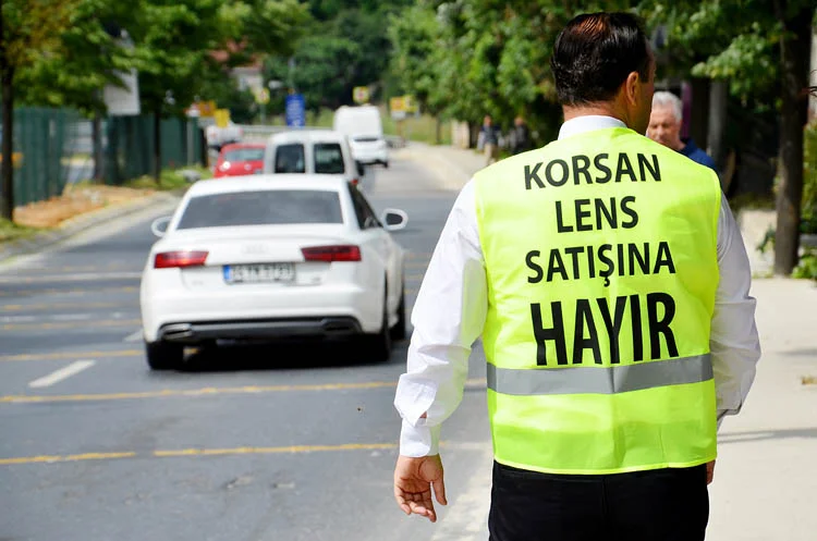 Korsan lense hayır yürüyüşü Beykoz'dan başladı 2 korsanlenssatisinahayit 4 Mtzhcke JH