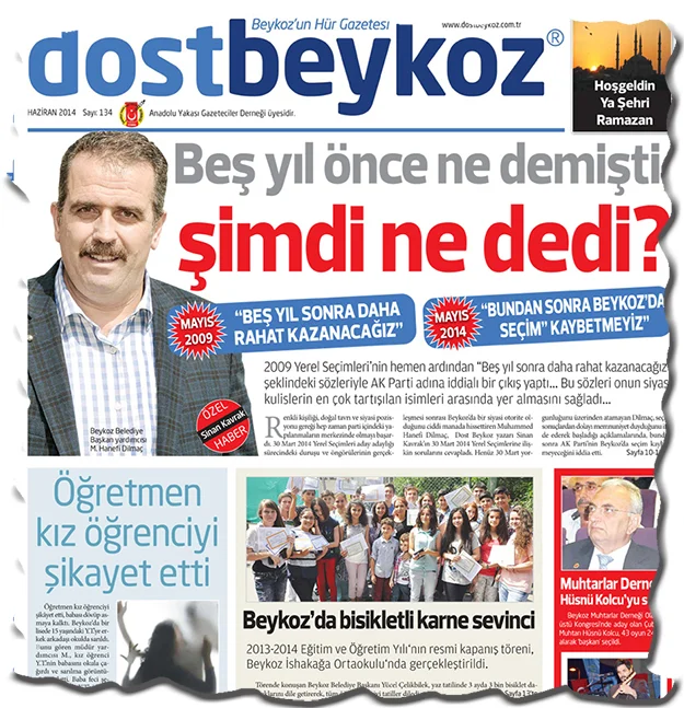 Beykoz'da 2014'de ne konuşuldu? 8 kupu VDEDrgM 7F