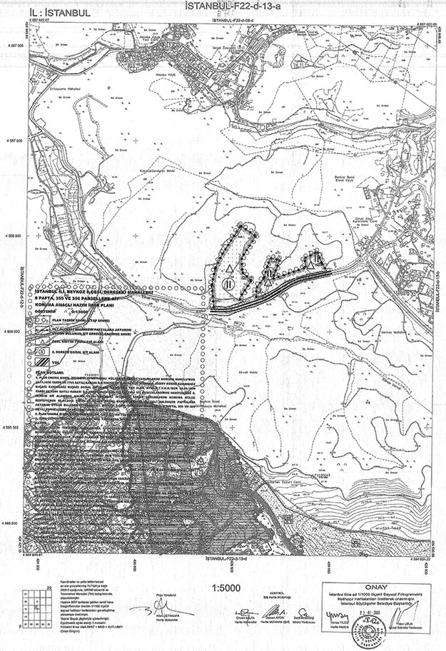 Beykoz Dereseki’de kişiye özel imar planı! 2 palan derse FG8S9I9QB