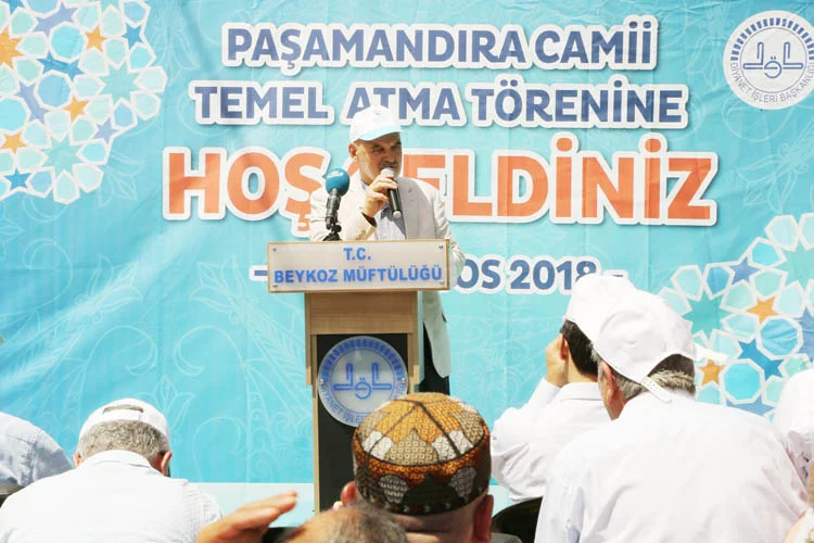 Beykoz Paşamandıra Camii'nin temeli atıldı 2 pasamandiracamitemeliatildi 1 6MPnPJlep4