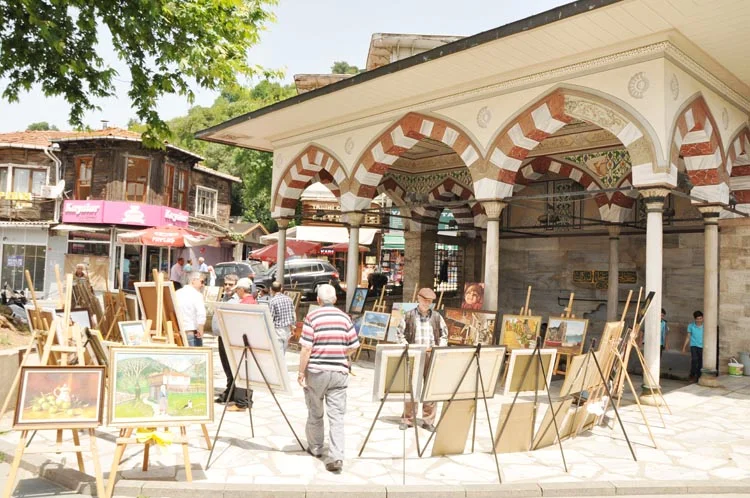 Beykoz Onçeşmeler'in gölgesinde resim sergisi 2