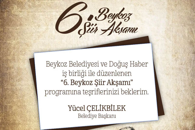 Şiir akşamı bu yılda Beykozluları mest edecek 1 siir aksami B