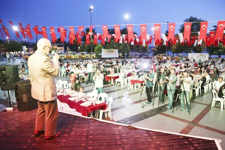 İstanbul taksi şoförleri Beykoz’da iftar yaptı 1