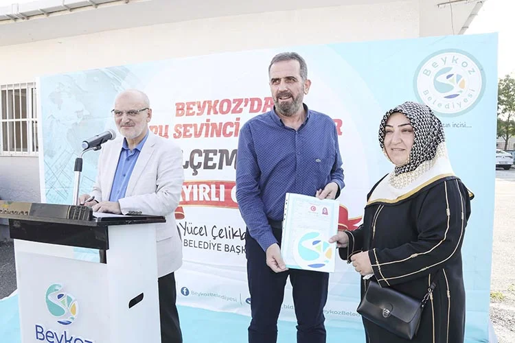 Beykoz’da son 6 ayda 2 bin kişiye tapu verildi 2 tap TkDaI2lzE