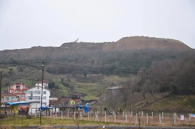 Beykoz Paşamandıra'ya topraktan dağ yapılıyor 1