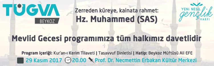 TÜGVA Beykoz, Mevlid Kandili özel programı 1 tugva mev h2OTtqsN8z