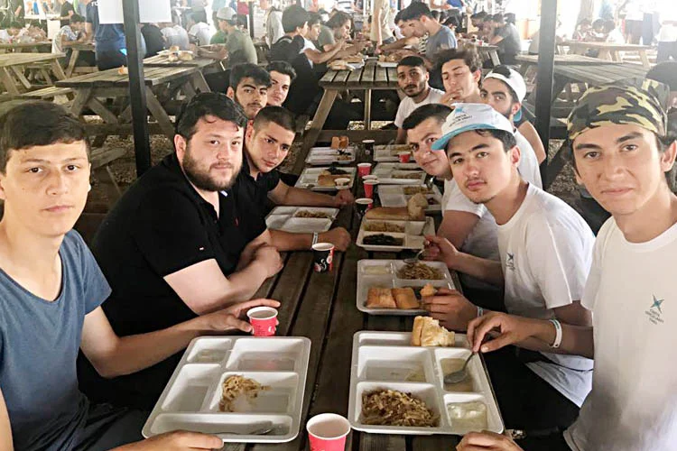 Beykozlu gençlerin yaz kampı Saros'da başladı 1 tugvasaroskampbasladi 1 smIz9r57cC