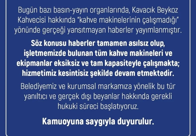 Beykoz sosyal tesislerinde makineler çalışmıyor mu? 1